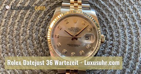 wartezeit rolex datejust